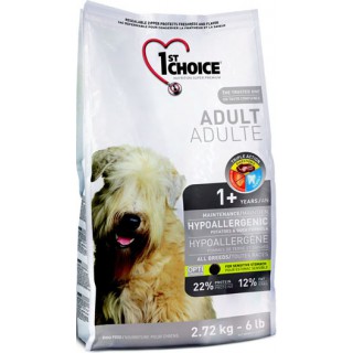 1st Choice гипоаллергенный для взрослых собак всех пород с картофелем и уткой (Adult Hypoallergenic)