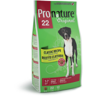Pronature Original для взрослых собак всех пород с ягненком и рисом, крупные гранулы, номер 22