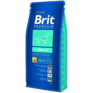 Brit Premium сухой корм для взрослых собак с ягненком и рисом (Lamb&Rice)