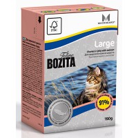 Bozita для кошек крупных пород, кусочки в желе, с лососем (Feline Funktion Large)