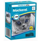 Bozita для кошек, кусочки в желе, со скумбрией (Feline Chunks in Jelly with Mackerel)