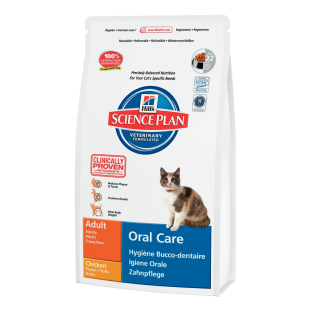 Hill's Science Plan для взрослых кошек, для ухода за полостью рта (Feline Adult Oral Care Chicken)